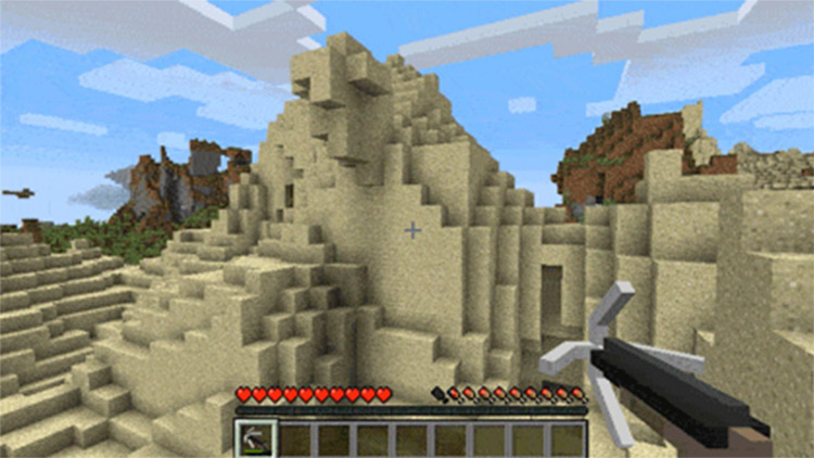 Rope Bridge Minecraft game screenshot
