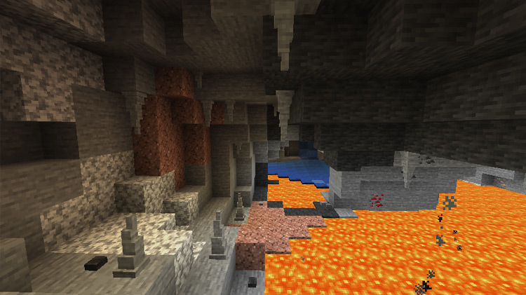 Extended Caves Minecraft mod