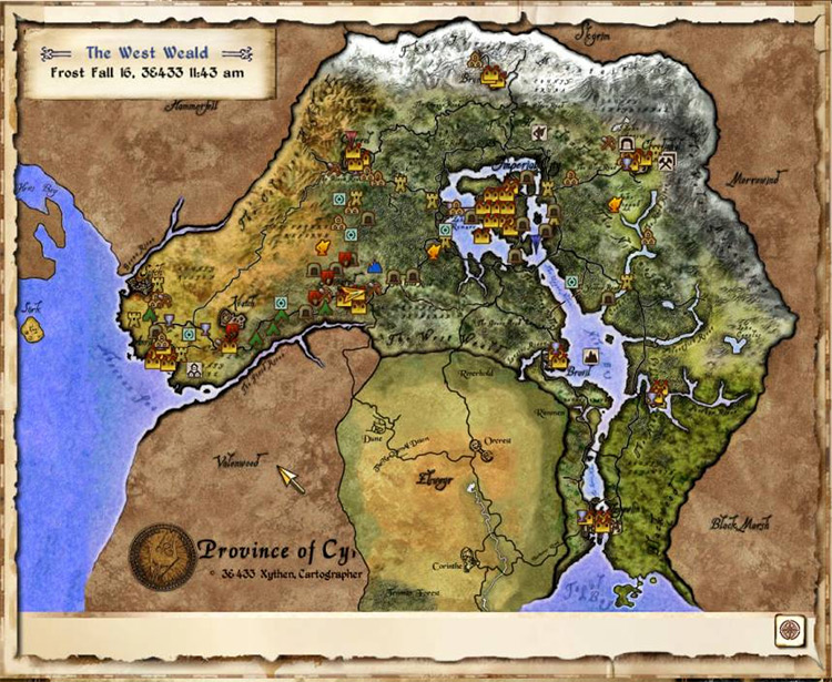 36 Dynamic Map Oblivion Mod 