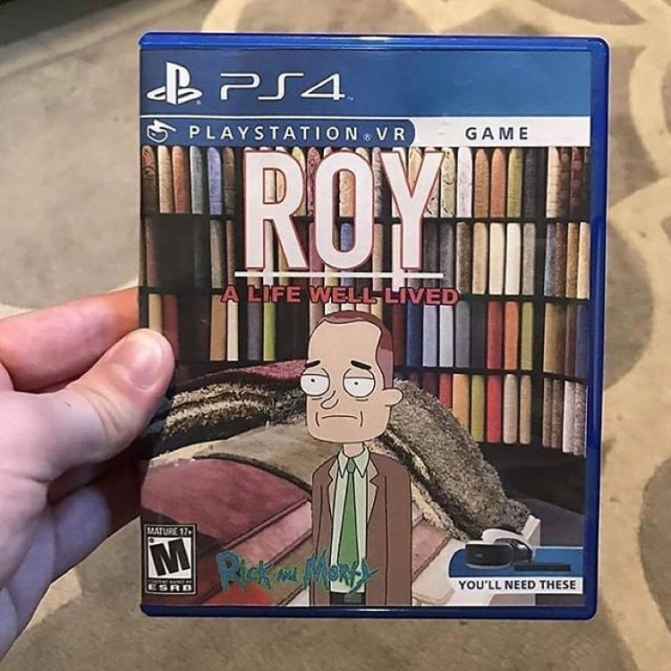 Roy A Life Well Lived video game cover meme