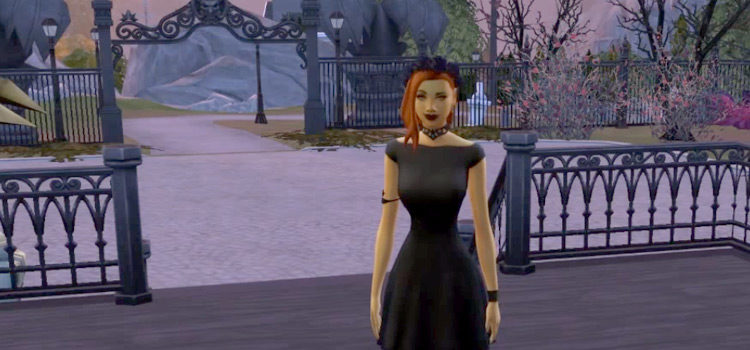 Vampire screenshot in Sims4 modded