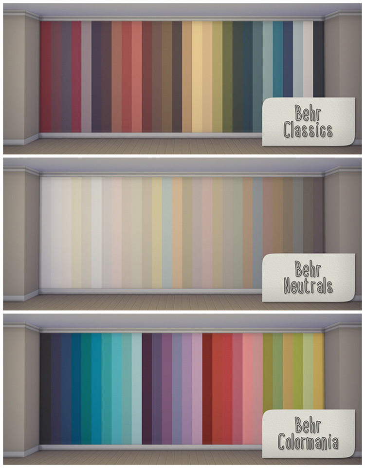 Behr Walls for Sims4