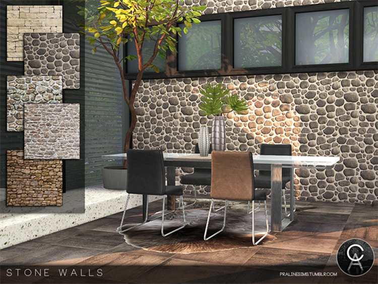 Stone Walls in Sims4