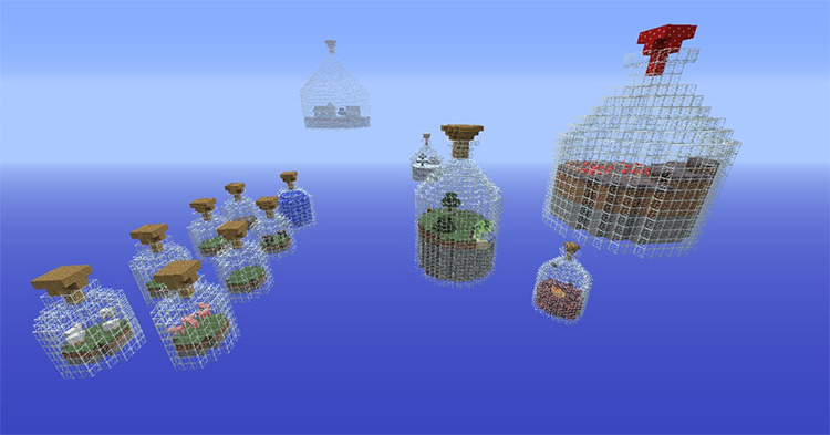 World in a Jar mod in Minecraft