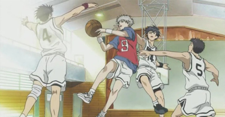 All-team 3pt shooting (Slam dunk, KNB, Ahiru no sora & left hand