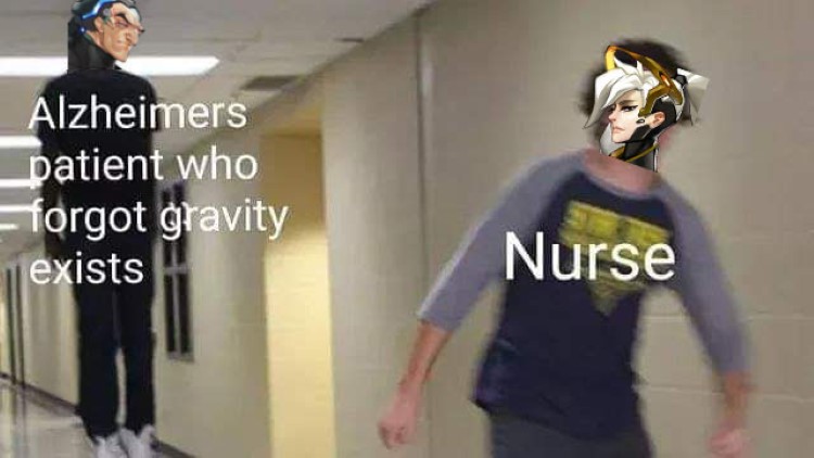Running from nurse joke