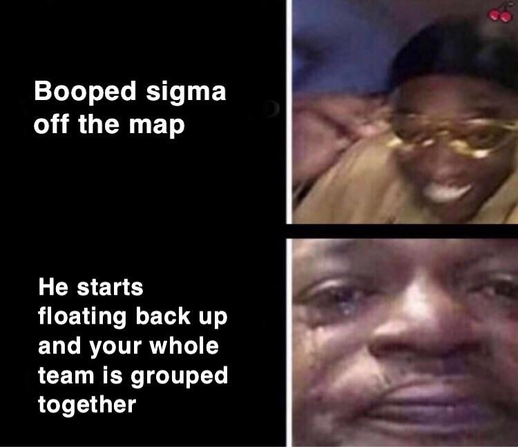 Booped sigma on map meme