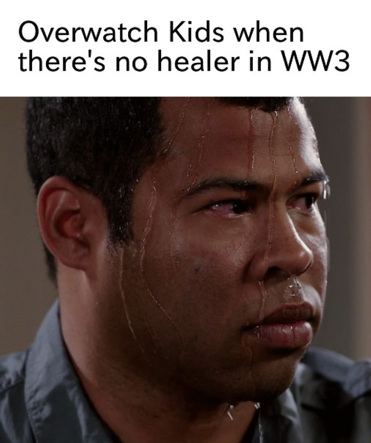 Overwatch Kids when theres no healer in WW3