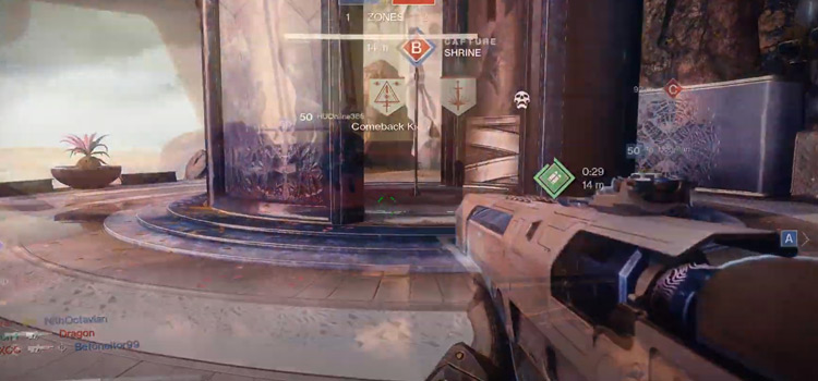 Blast Furnace rifle gameplay in D2 (screenshot)