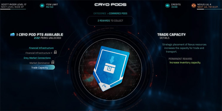 Trade Capacity unlocked, Mass Effect screenshot