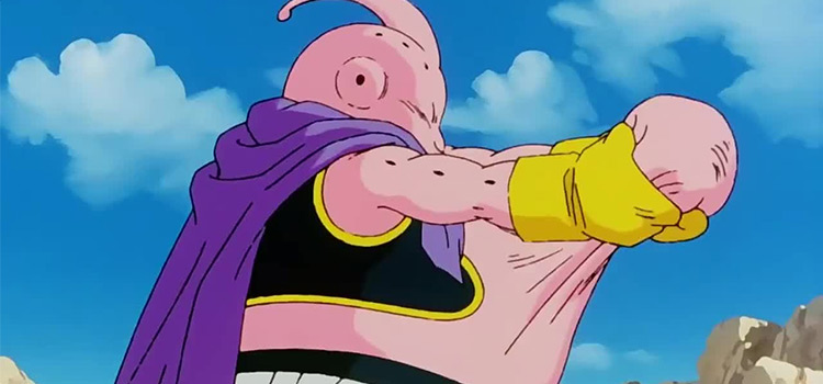 Majin Buu DBZ anime screenshot