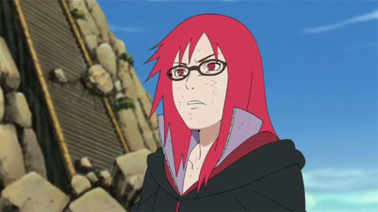 Red Hair Anime Girl With Glasses