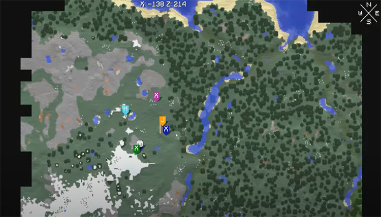 Xaeros Minimap Minecraft Game Mod