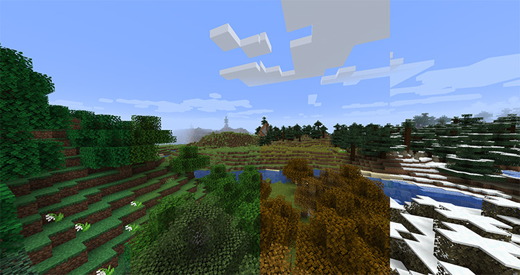 Serene Seasons Mod in Minecraft