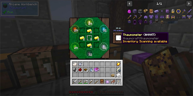 Thaumcraft Minecraft mod gameplay