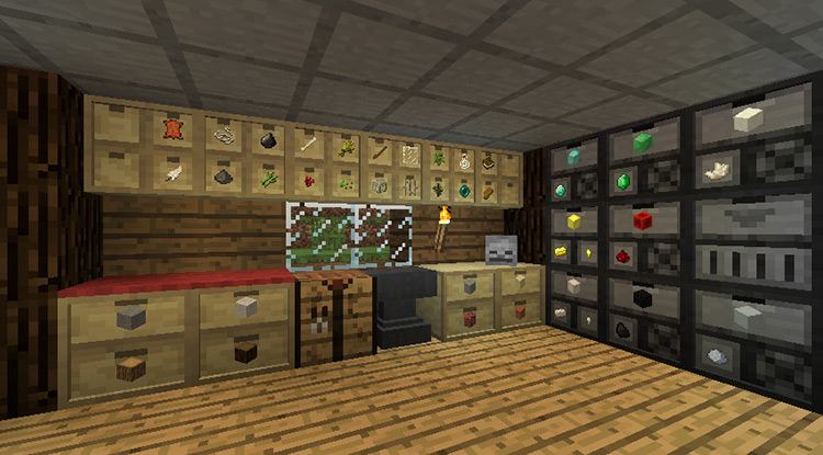 Storage Drawers Minecraft game mod