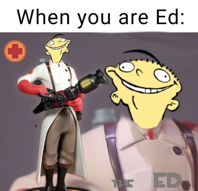 Ed playing TF2 meme