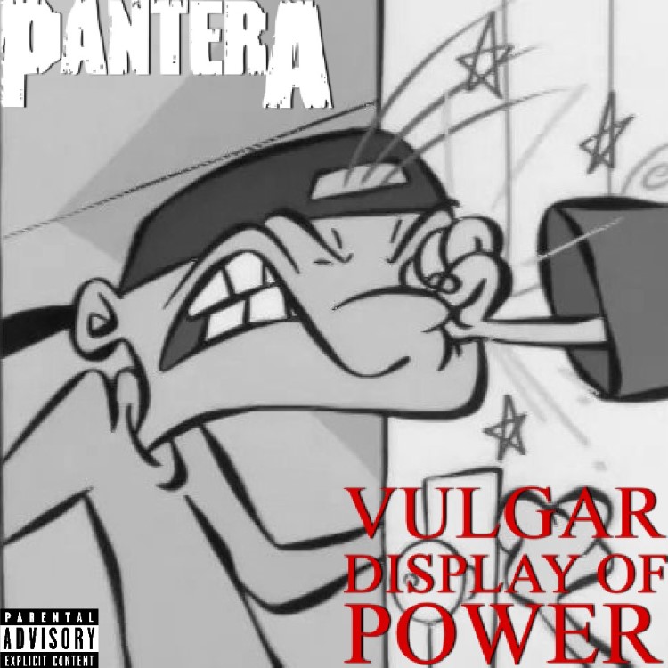 Pantera album art meme, Eddy punching Kevin in face