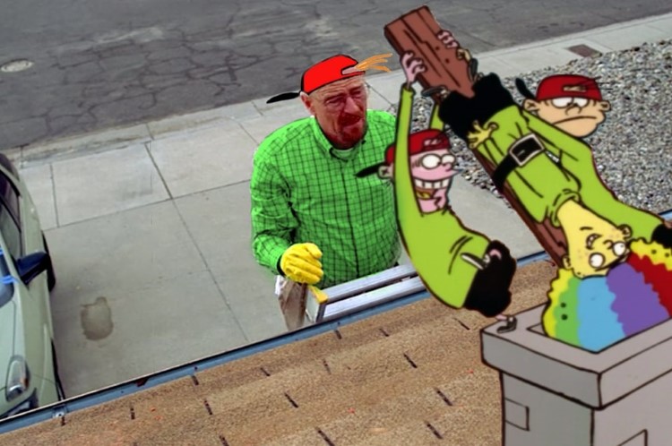 Ed Double D cleaning chimney