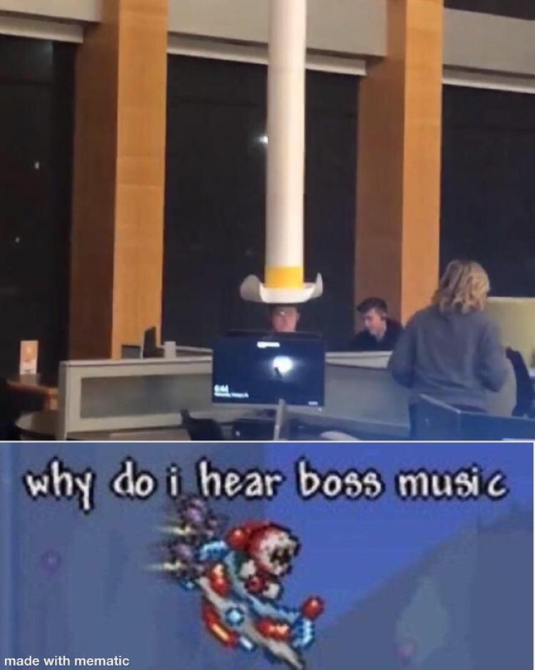 Why do I hear boss music