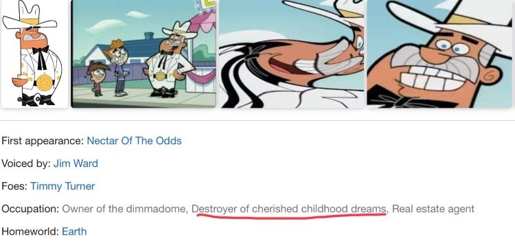 Doug Dimmadone, Owner of the Dimmadome, destroywer of childhood dreams joke