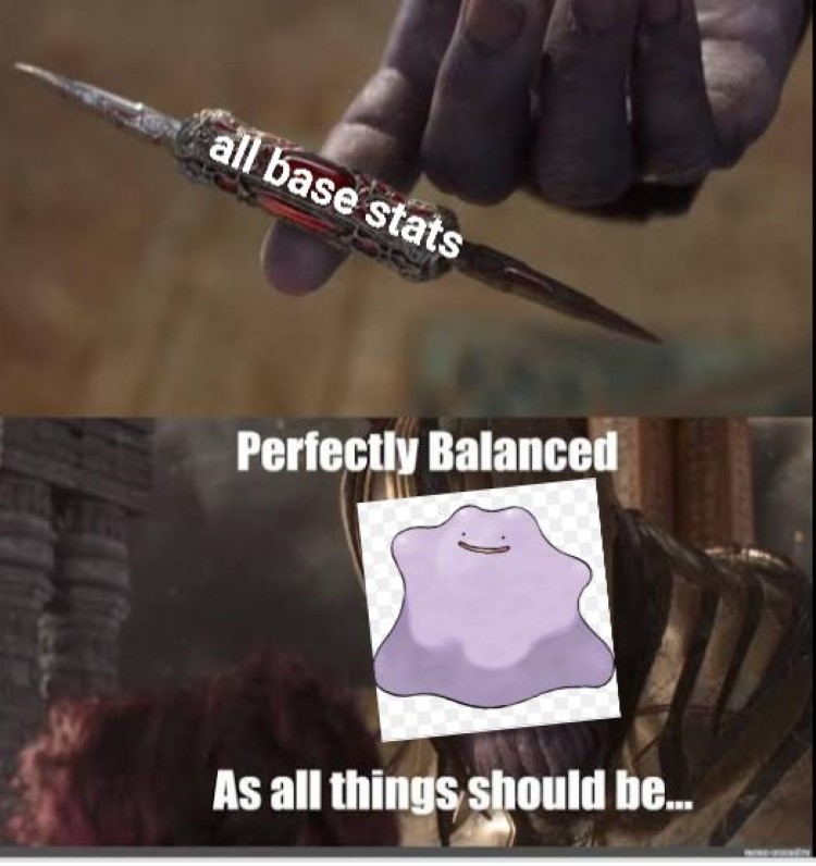 All base stats Pokemon meme