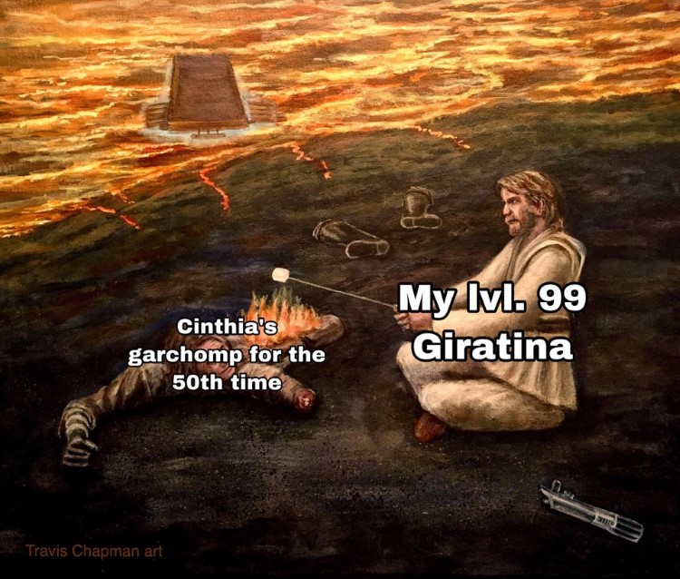 Level 99 Giratina meme