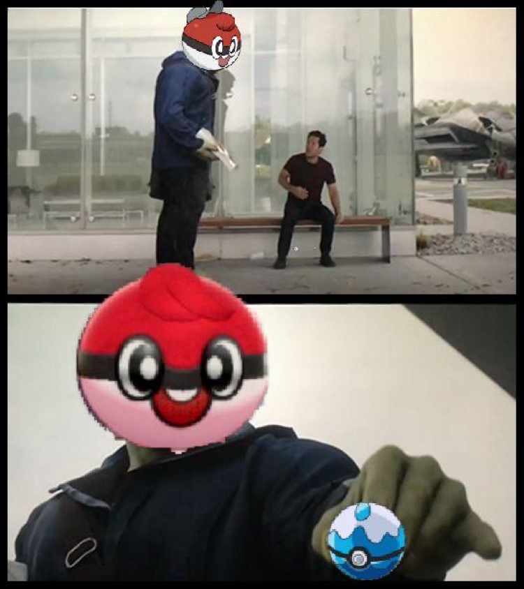 Pokeball guy meme