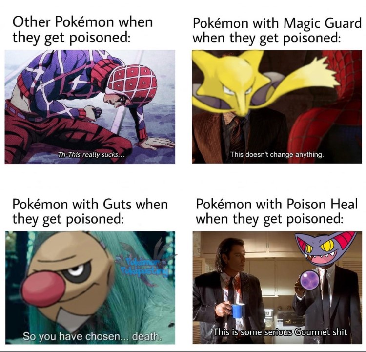 Pokemon with guts and Poison heal
