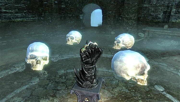 Screenshot: Forgotten Names Skyrim Quest