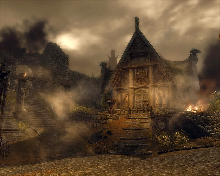 Screenshot: Battle for Whiterun Skyrim Quest