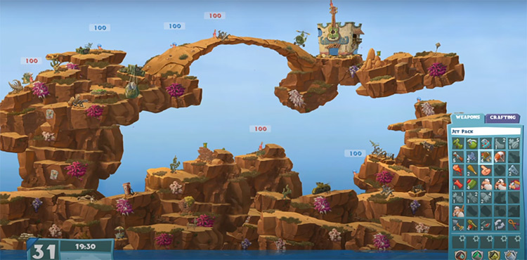Worms W.M.D PS4 Multiplayer screenshot