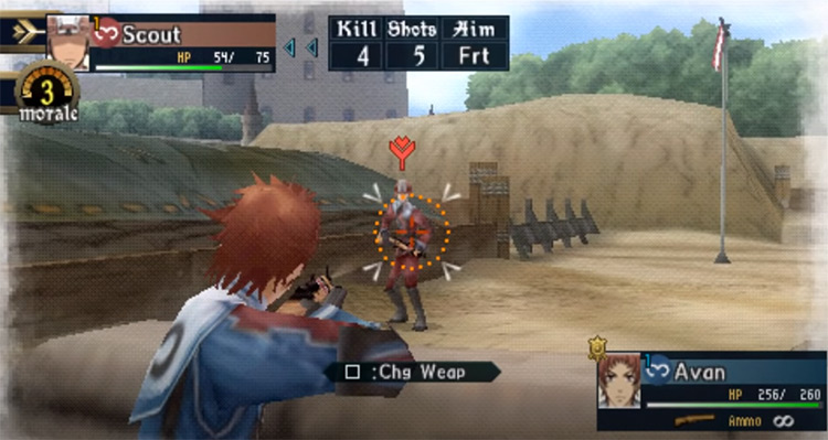 Valkyria Chronicles II PSP Screenshot