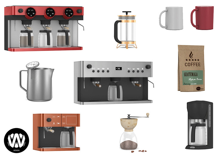 Sims 4 CC  Best Coffee Makers   Espresso Machines  All Free    FandomSpot - 32