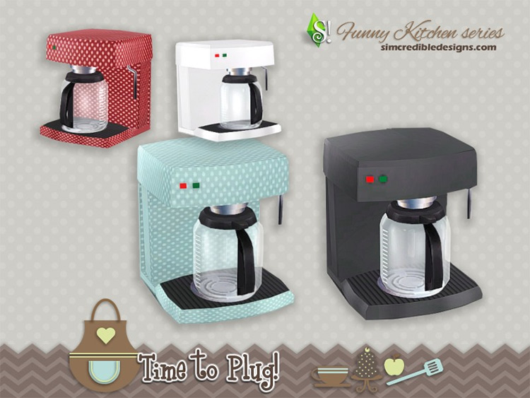 Time to Plug - Espresso Coffee Machine For The Sims 4