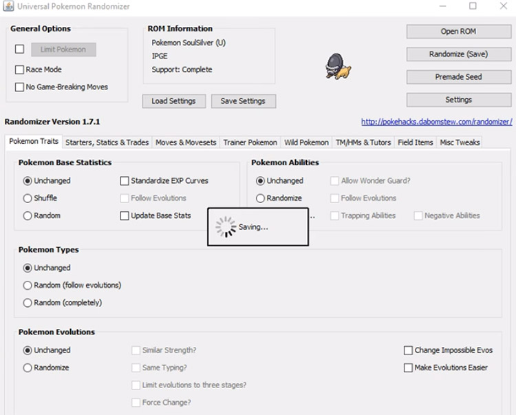 pokemon emerald randomizer base rom does not match the target rom