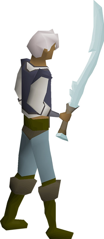 Blade of Saeldor Equpped in OSRS