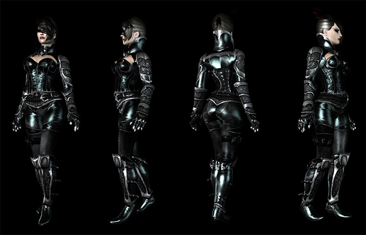 Lustmord Vampire Female Armor Mod Preview