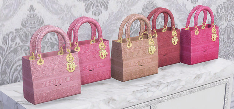 Luxury Christian Dior Purses & Handbags / Sims 4 CC
