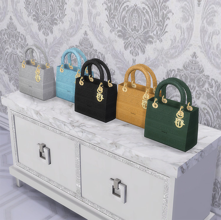 sims 4 cc designer bags decor