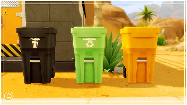 sims 4 trash can overflowing