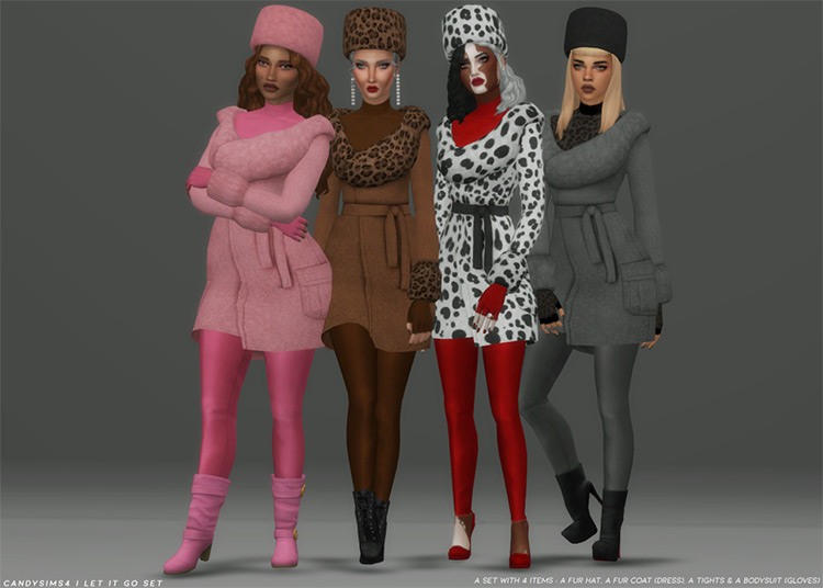 The Sims 4  Best Fur Coats CC To Download   FandomSpot - 59