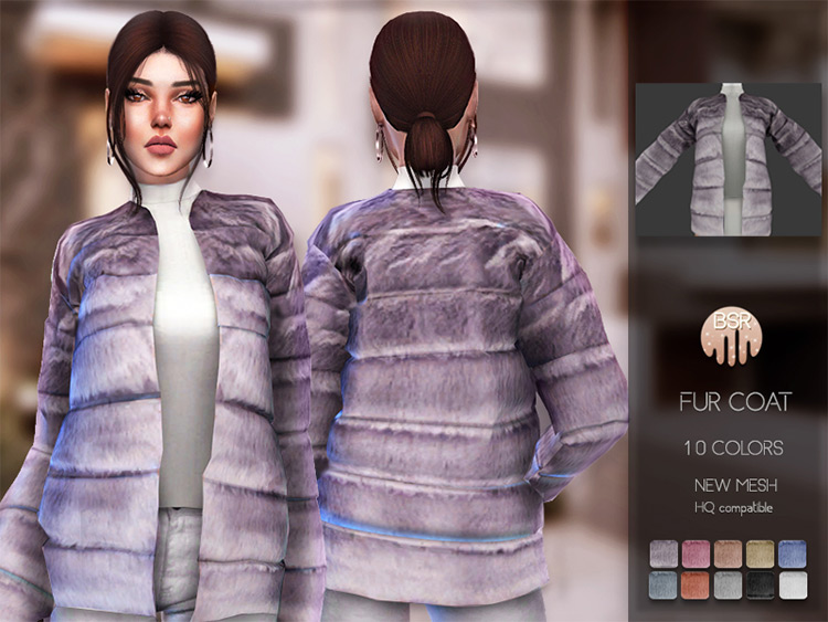 Sims 4 Fur Coat Mod