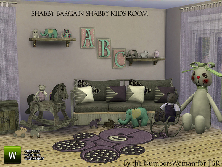 Shabby Bargain Kids Stuff / TS4 CC