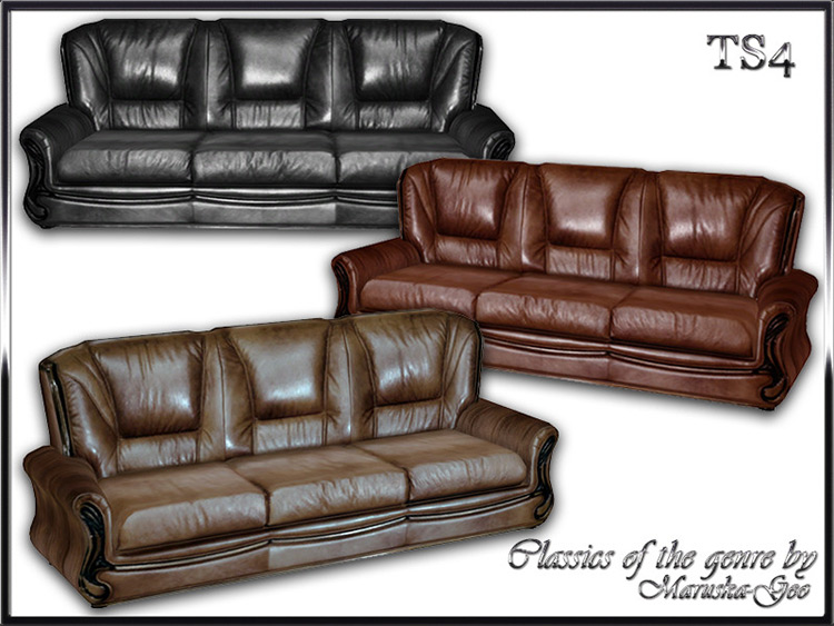 Classics Leather Set for Sims 4