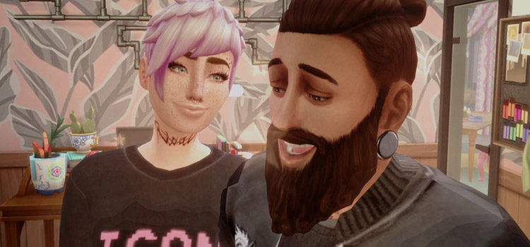 Sims 4 / Girlfriend and Boyfriend with gauges