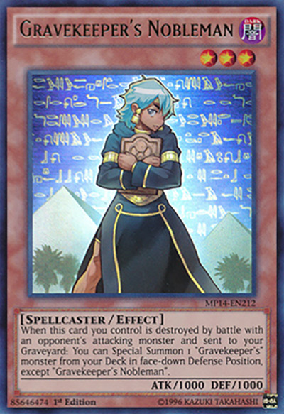Gravekeeper’s Nobleman Yu-Gi-Oh Card