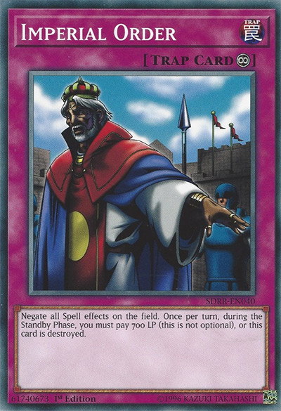 Imperial Order Yu-Gi-Oh Card