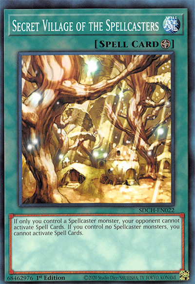 Secret Village of the Spellcasters YGO Card