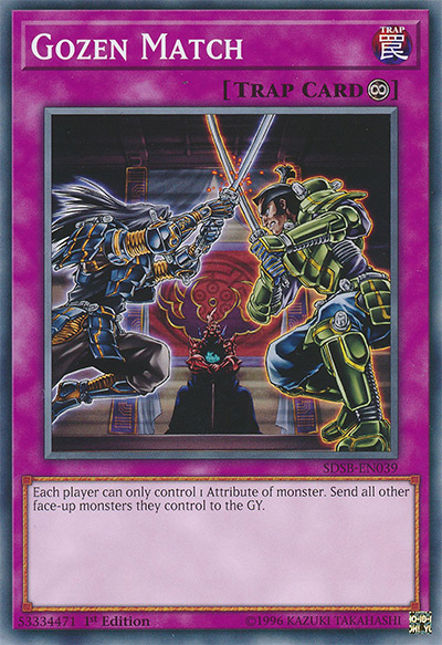 Gozen Match Yu-Gi-Oh Card
